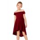 Red All The Rage Skater Dress for Little Girls