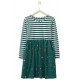 Green Striped Fireworm and Mushroom Kid Dress