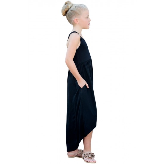 Black Happy Together Kid Dress