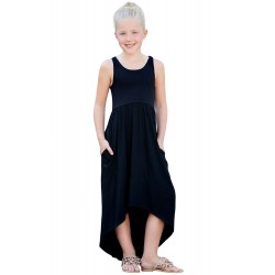 Black Happy Together Kid Dress