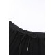 Black Pocketed Drawstring Joggers