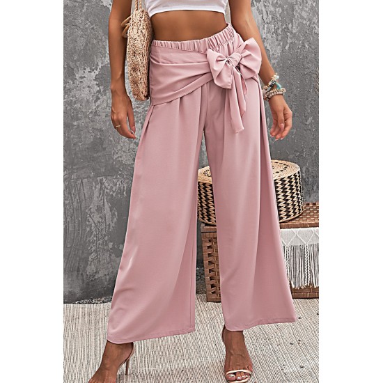 Tie Knot Wide Leg Pants