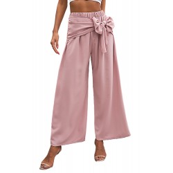 Tie Knot Wide Leg Pants