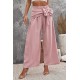 Tie Knot Wide Leg Pants