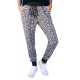 Leopard Print Drawstring Joggers with Side Pocket