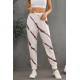 Casual Tie-dyed Drawstring Elastic Waist Pants