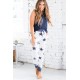 White Star Printed Women Joggers