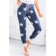 Blue Star Printed Women Joggers