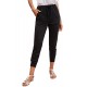 Black Pocketed Drawstring Casual Pants