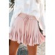 Pink Korean High Waist Tutu Pleated Mini Skirt