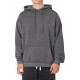 Gray Drop-shoulder Pullover Men's Hoodie