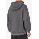 Gray Drop-shoulder Pullover Men's Hoodie