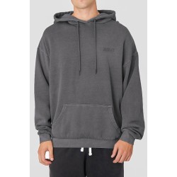 Gray Drop-shoulder Pullover Men's Hoodie