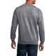 Gray Graphic Letter Print Crew Neck Men's Pullover Sweatshirt