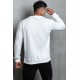 Letter Print Crew Neck Men's Pullover Sweatshirt