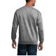 Gray BOSTON Letters Print Crew Neck Men's Pullover Sweatshirt