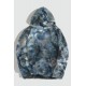 Tie-dyed Print Men's Sherpa Hoodie