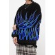 Men Abstract Print Long Sleeve Graphic Sweatshirt