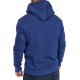 Navy Blue Long Sleeve Pullover Men Hoodie