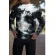 NEW YORK Tie-dye Pullover Men Sweatshirt