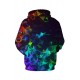 Men's Multicolor Geometric Print Pullover Hoodie