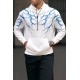 White Lightning Long Sleeve Casual Men's Hoodie