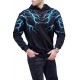 Black Lightning Long Sleeve Casual Men's Hoodie