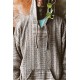 Men's Knitted Kangaroo Pocket Hooded Coat