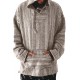 Men's Knitted Kangaroo Pocket Hooded Coat