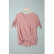 Pink Charismatic Drape Blouse