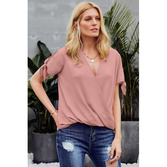 Pink Charismatic Drape Blouse