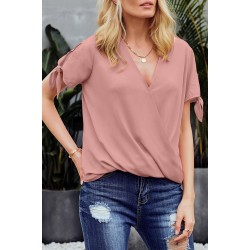 Pink Charismatic Drape Blouse