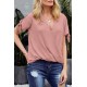 Pink Charismatic Drape Blouse