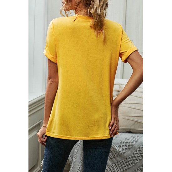 Yellow Sunflower Base T-shirt