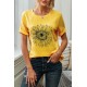 Yellow Sunflower Base T-shirt